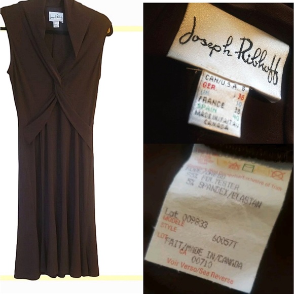 Joseph Ribkoff Dresses & Skirts - Vintage 1980's Joseph Ribkoff swing dress, twist front